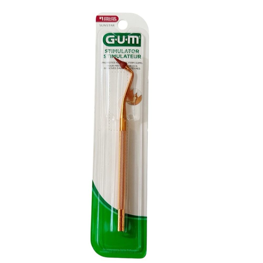 Sunstar GUM Gum Stimulator Permanent Handle Rubber Tip